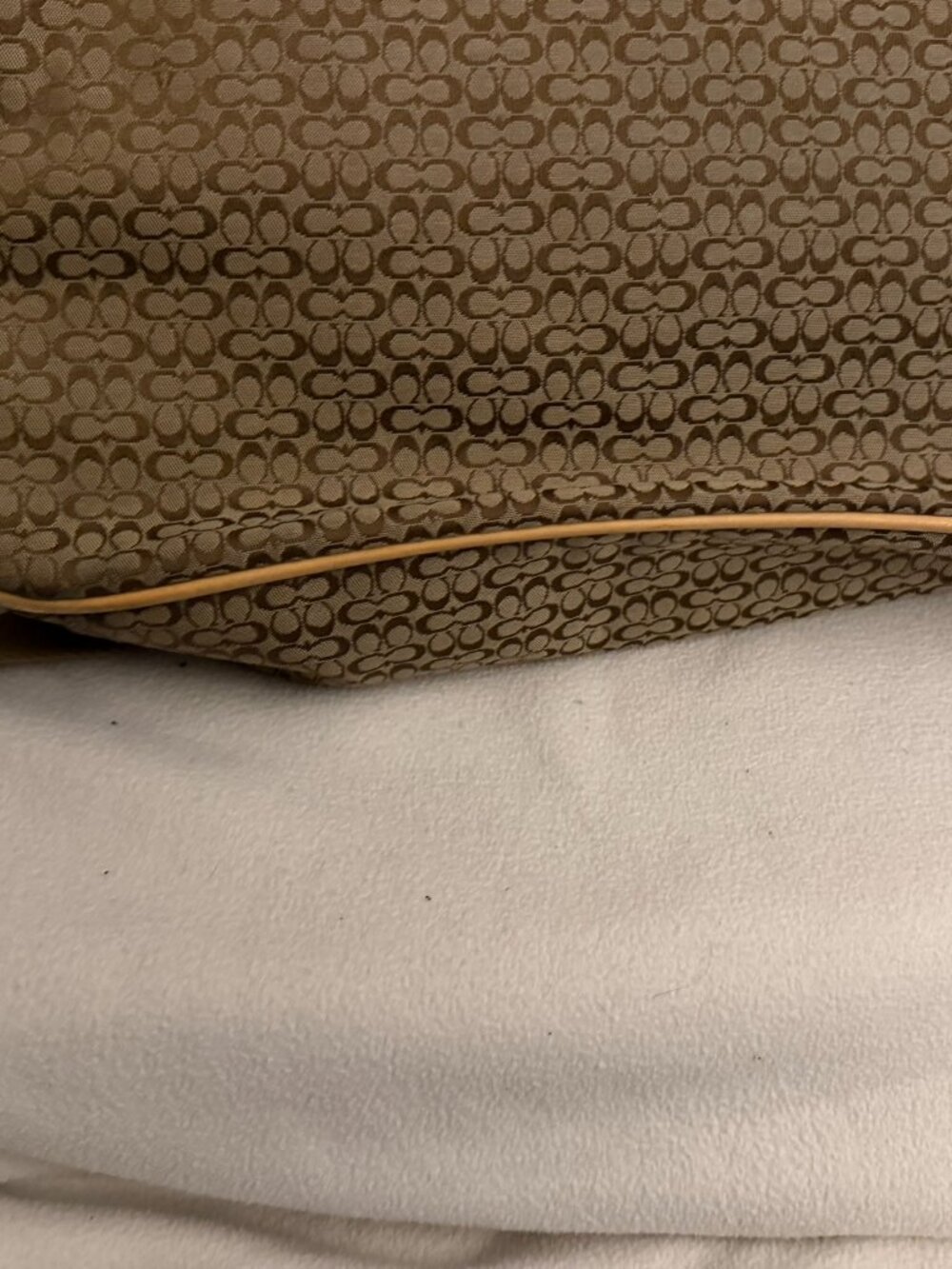 Coach Hudson Signature Jacquard Messenger/Baby Bag - Picture 9 of 10